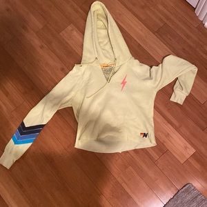 Women’s aviator nation cropped hoodie